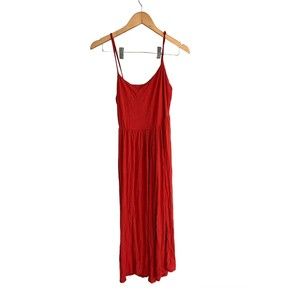 rolla coster red dress Rolla Coster Red Mini Dress Tie Strap Flowy Size L